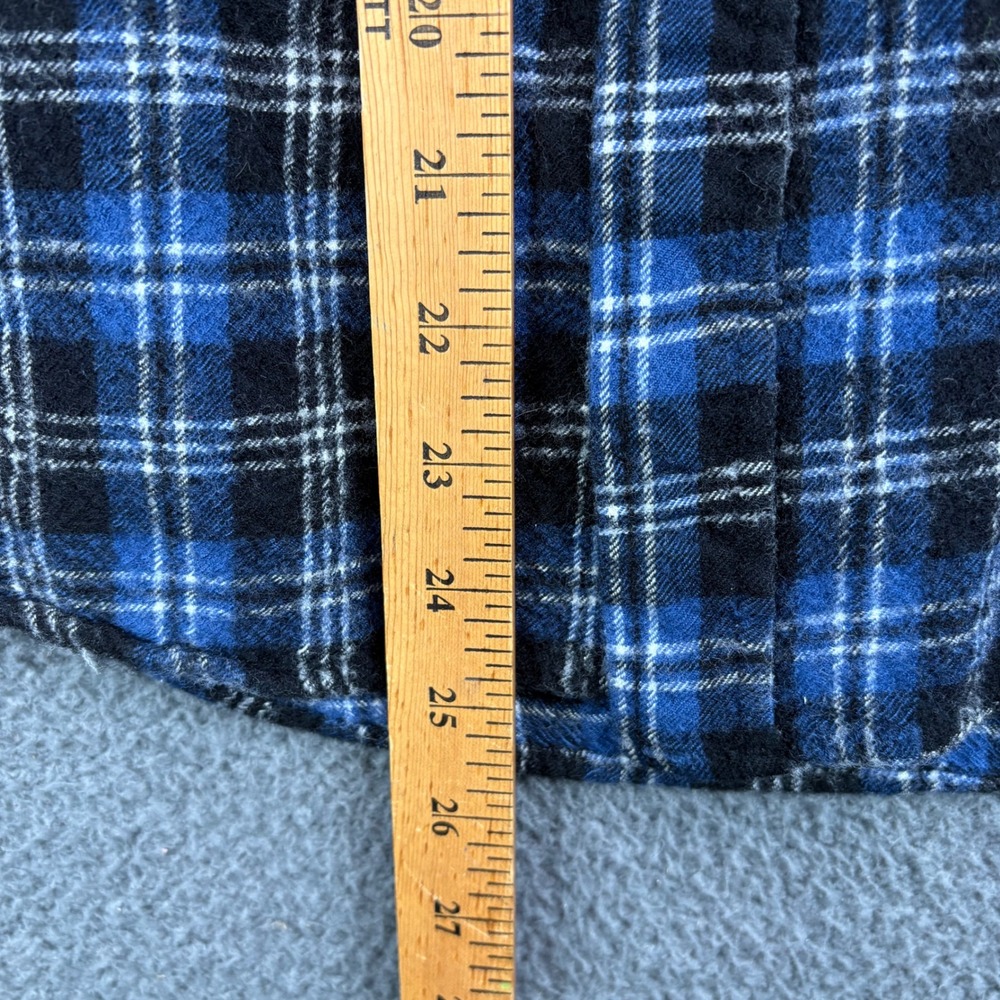 Pendleton Sir Pendleton Blue Black Plaid Wool Ble… - image 5